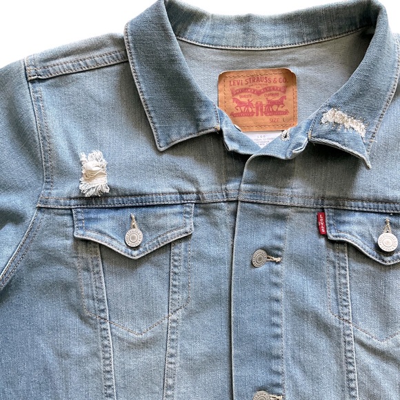 Levi's Big Boys' Classic Denim Jean Jacket Large - Picture 3 of 9